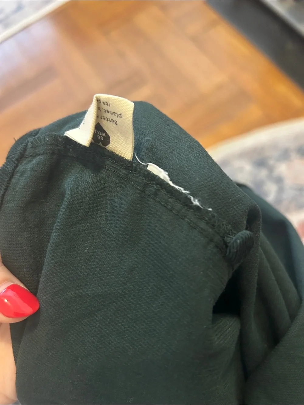 Madewell Corduroy Puff Sleeve V-Neck Button Front Top (XS)